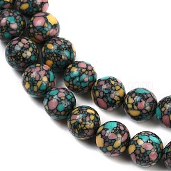 Natural Agate Beads Strands&nbsp;G-U030-C01-8mm