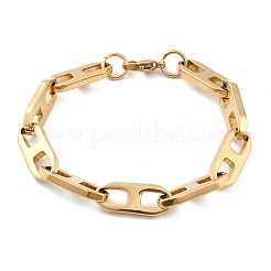304 Stainless Steel Mariner Link Chain Bracelets for Women Men&nbsp;BJEW-F488-32G