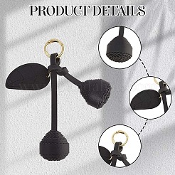 1Pc PU Leather with Alloy Keychains&nbsp;KEYC-SP0001-41A