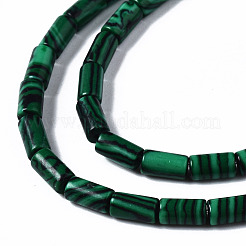 Synthetic Malachite Beads Strands&nbsp;X-G-S366-075