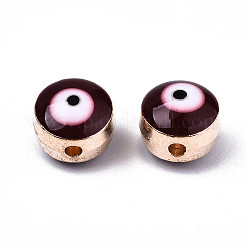 Alloy Enamel Beads&nbsp;ENAM-WH0047-14L-8mm