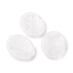 Oval Natural Quartz Crystal Thumb Worry Stone for Anxiety Therapy&nbsp;G-P486-03C