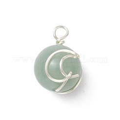 Copper Wired Gemstone Pendants&nbsp;PALLOY-JF02921