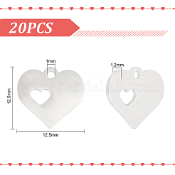 20Pcs 304 Stainless Steel Charms&nbsp;STAS-UN0052-16