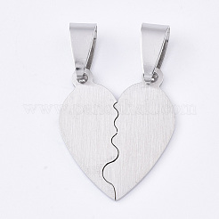 Non-Tarnish 201 Stainless Steel Split Pendants&nbsp;STAS-T048-03