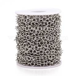 Tarnish Resistant 304 Stainless Steel Rolo Chains&nbsp;CHS-F011-08C-P