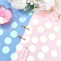 80g Iridescent PVC Paillette/Sequins Pendants&nbsp;KY-SC0002-49A