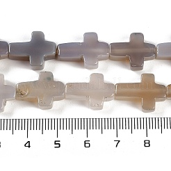 Natural Grey Agate Beads Strands&nbsp;G-I369-A19-02