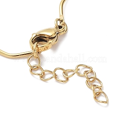 Ion Plating(IP) 304 Stainless Steel Twist Bar Link Chain Bracelet&nbsp;X-BJEW-K226-06G
