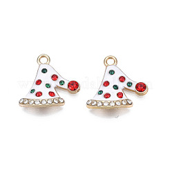 Rack Plating Alloy Enamel Pendants&nbsp;ENAM-N055-150B