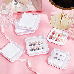 20Pcs Transparent Plastic Nail Art Tool Storage Box&nbsp;CON-BC0007-03C
