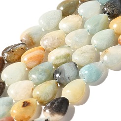 Natural Flower Amazonite Beads Strands&nbsp;G-I377-A20