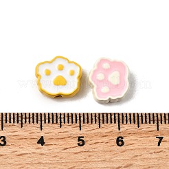 Baking Paint Alloy Enamel Beads&nbsp;FIND-G092-01B