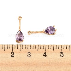 Brass with Cubic Zirconia Pendants&nbsp;LS-KK-Z035-01A
