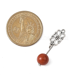 Natural Red Jasper Pendants&nbsp;PALLOY-JF04708