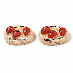 Opaque Epoxy Resin Cabochons&nbsp;LS-CRES-S358-44