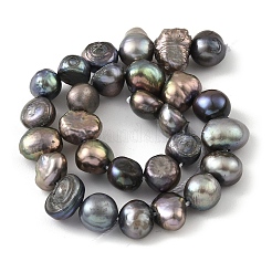 Dyed Natural Cultured Freshwater Pearl Beads Strands&nbsp;PEAR-A006-08E