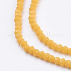 Opaque Solid Color Glass Bead Strands&nbsp;GLAA-F078-A05