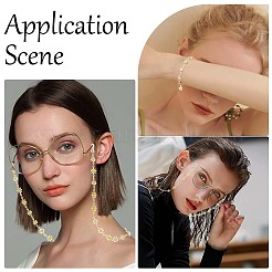 Daisy Flower Chain Bracelet & Necklace & Tassel Earrings & Eyeglass Chains Making Kit&nbsp;DIY-SC0021-73
