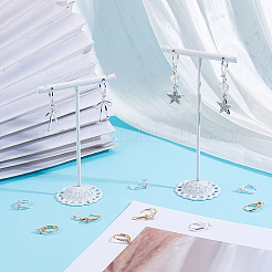 12Pcs 2 Colors Brass Cubic Zirconia Leverback Earring Findings&nbsp;KK-BBC0024-40