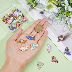 30Pcs 5 Styles Alloy Enamel Pendants&nbsp;ENAM-DC0001-70