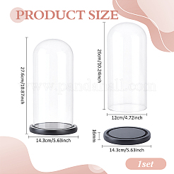 Clear Glass Dome Cover&nbsp;ODIS-WH0177-017A-02