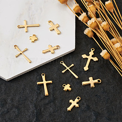 304 Stainless Steel Charms & Pendants&nbsp;STAS-KS0001-07G