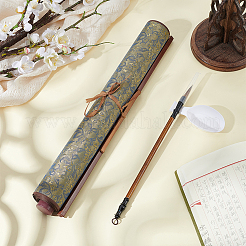 Rectangle Non-woven Fabric & Brocade Water Writing Cloth&nbsp;AJEW-OC0015-27B