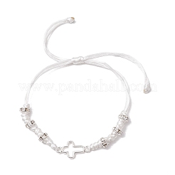 Cross Alloy Link Bracelets&nbsp;BJEW-JB11527-02