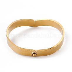 V-shape/Chevron Hinged Bangles&nbsp;BJEW-F439-06G