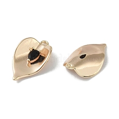 Brass Cubic Zirconia Pendants&nbsp;KK-H482-12G-05