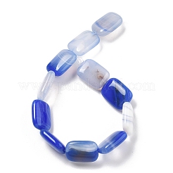 Natural Banded Agate Beads Strands&nbsp;G-K392-B07-13x18mm