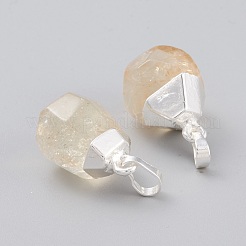 Natural Citrine Pendants&nbsp;X-G-G845-07S-10