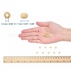 Unfinished Wood Beads&nbsp;X-TB092Y-4