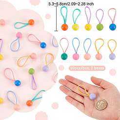 Rubber Elastic Hair Ties&nbsp;OHAR-OC0001-02