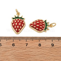 Brass Enamel Pendants&nbsp;KK-L237-029G-01