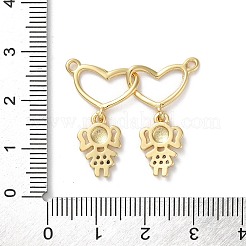 Brass Pave Cubic Zirconia Pendants&nbsp;KK-M287-04G-A