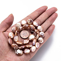 Natural Keshi Pearl Beads Strands&nbsp;PEAR-S018-03E
