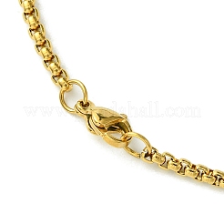 Stainless Steel Pendant Necklaces&nbsp;NJEW-L117-02G