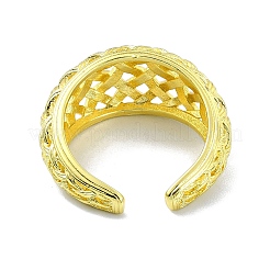Brass Open Cuff Rings&nbsp;RJEW-B051-24G