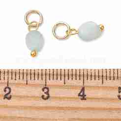 Brass Glass Charms&nbsp;PALLOY-JF05889