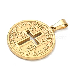 304 Stainless Steel Pendants&nbsp;STAS-F336-17G