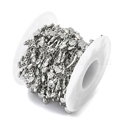304 Stainless Steel Bar Link Chains&nbsp;CHS-G043-07A-P