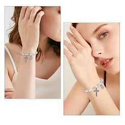 24Pcs Imitated Pearl Acrylic Beads Stretch Bracelets For Women&nbsp;BJEW-HS00007