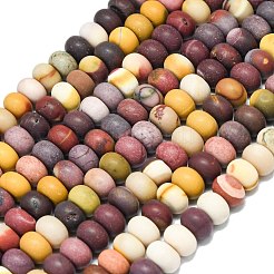 Natural Mookaite Beads Strands&nbsp;G-P575-A11-8x5mm