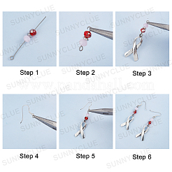 168Pcs Alloy Enamel Pendants & Synthetic Turquoise Beads & Glass Beads & Brass Linking Rings&nbsp;DIY-SC0018-01