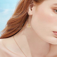 2Pcs Brass Micro Pave Grade AAA Cubic Zirconia Charms&nbsp;ZIRC-LP0001-19
