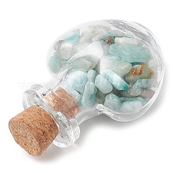 7Pcs Glass Wishing Bottle Decorations&nbsp;PALLOY-JF03099