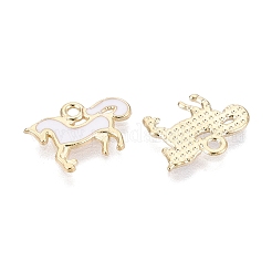 Alloy Enamel Pendants&nbsp;ENAM-N069-12KCG-01