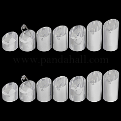 14Pcs 7 Styles Acrylic Ring Displays&nbsp;RDIS-FG0001-32